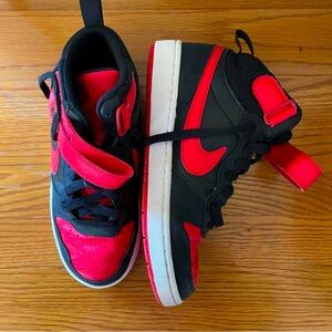 Nike Kids Court Borough High Tops, 5Y, Very Good Used Condition